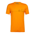 Icebreaker T-Shirt Men's Tech Lite Short Sleeve Crewe Single Line Camp