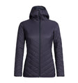 Icebreaker Merino Winter Jacket Women - MerinoLOFT Hyperia Hood - Outdoor Travel Water Resistant