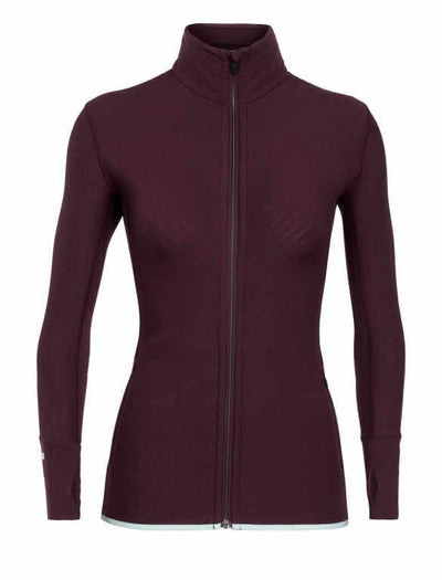 Icebreaker Jacket Women's RealFleece™ Merino Descender Long Sleeve Zip Jacket