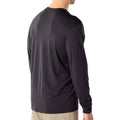 icebreaker Merino T-Shirt Men's Nature Dye Galen Long Sleeve Crewe - Indigo Tannin