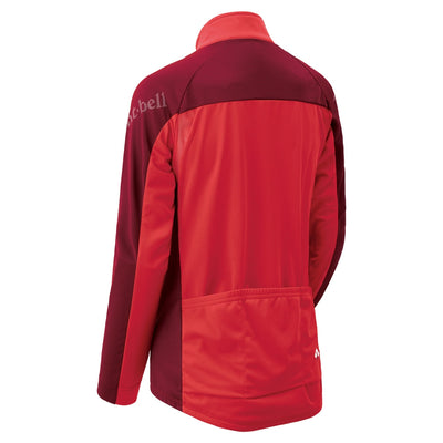 Montbell Women's Cycool Long Sleeve Zip Shirt Garnet / Poppy