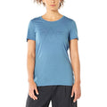 icebreaker Merino Women's Nature Dye Tech Lite Short Sleeve Crewe Anniversary Ram T-Shirt - Tannin