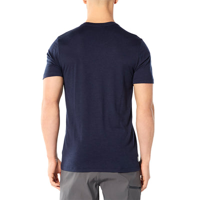 icebreaker Merino Men's 150 Tech Lite Short Sleeve Crewe Full Cycle T-Shirt Midnight XXL