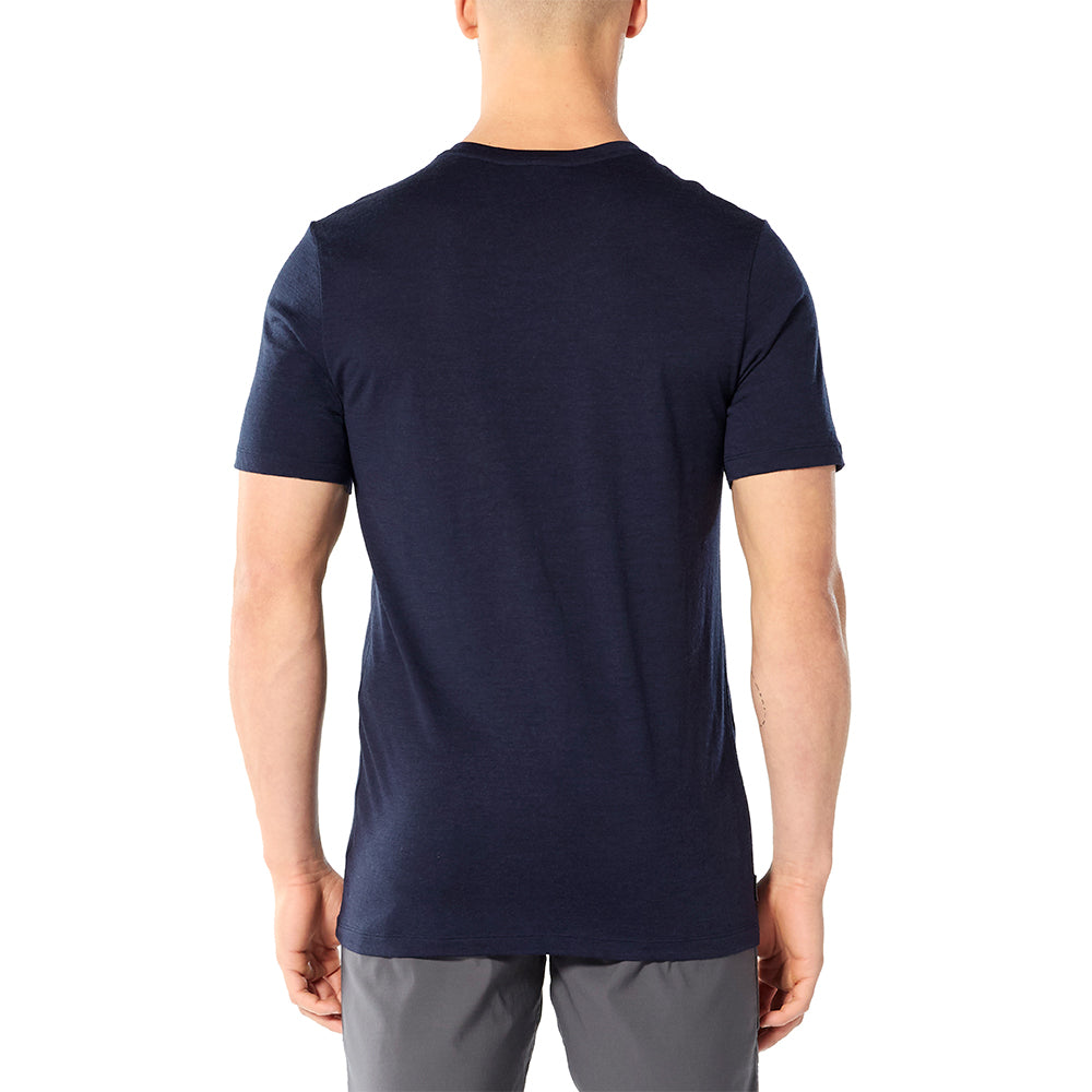 icebreaker Merino Men's 150 Tech Lite Short Sleeve Crewe K2 Crest T-Shirt - Metro XXL