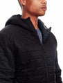 Icebreaker Merino Winter Jacket Men - MerinoLOFT Hyperia Hood - Outdoor Travel Water Resistant