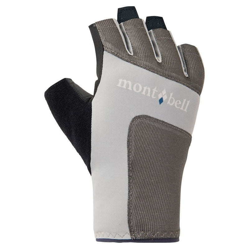 Montbell Stainless Mesh Cycle Fingerless Gloves Unisex Nickel