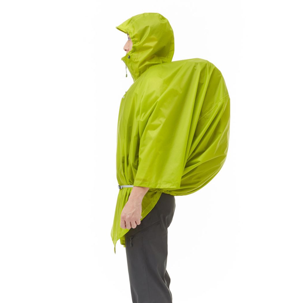 Montbell Rainwear Trekking Rain Poncho Unisex - Orient Blue