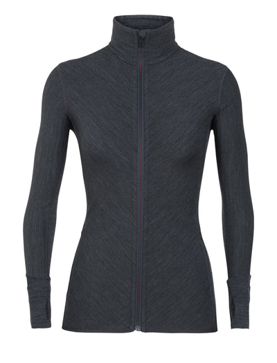 icebreaker Merino Jacket Women's RealFleece™ Descender Long Sleeve Zip