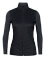 icebreaker Merino Jacket Women's MerinoLoft™ Descender Hybrid Long Sleeve Zip
