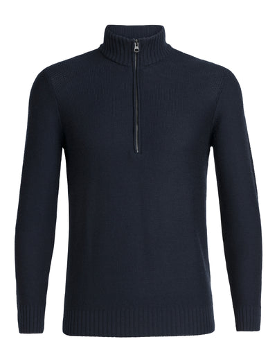 icebreaker Merino Sweater Men's Waypoint Long Sleeve Half Zip Sweater