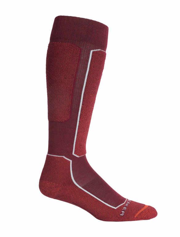 Icebreaker Merino Men's Ski+ Light Cushion Over-The-Calf Socks Trekking Camping Outdoor