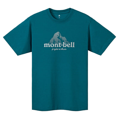 Montbell T-Shirt Unisex Wickron T Dot Logo - Everyday Hiking Trekking Firstlayer