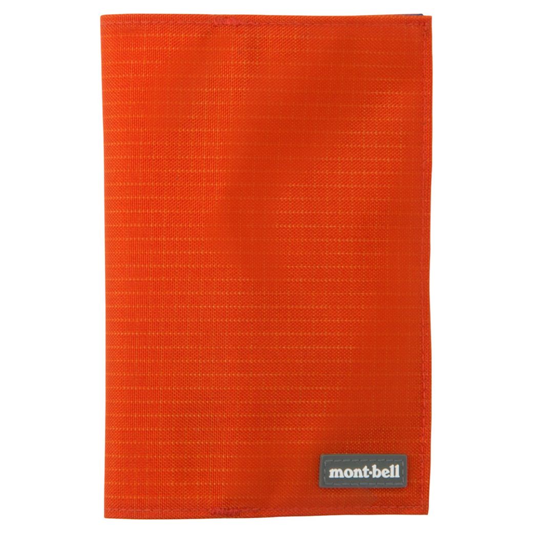 Montbell Trail Passport Case - Black Orange Red