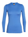 icebreaker Merino Base Layer Women's 200 Oasis Long Sleeve Crewe - Everyday Outdoor Camping Trekking Hiking