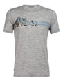 icebreaker Merino Men's 150 Tech Lite Short Sleeve Crewe Mont Blanc Moir T-Shirt