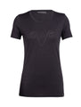 Icebreaker T-Shirt Women's Nature Dye Tech Lite Short Sleeve Crewe Anniversary Ram