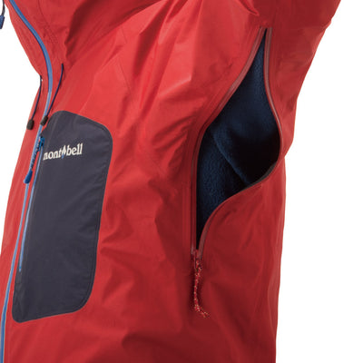 Montbell Men's Torrent Flier Jacket Waterproof GORE-TEX - Blue Acide