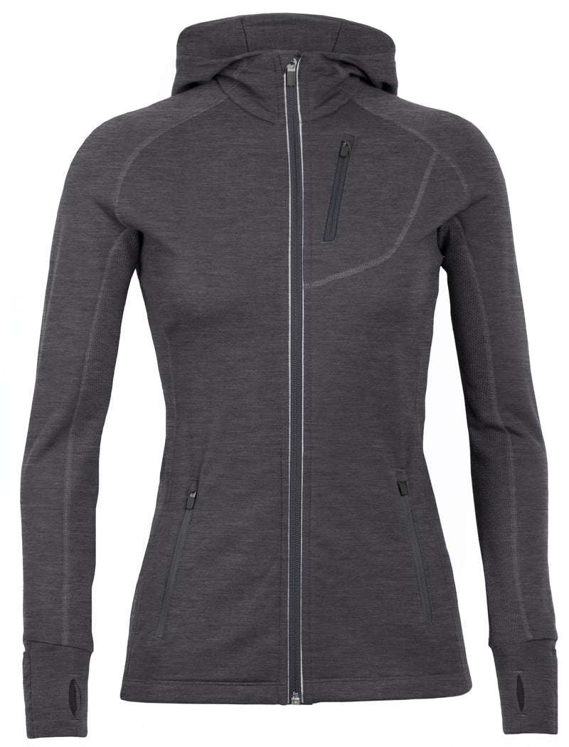 icebreaker Merino Jacket Women s 260 Quantum Zip Hoodie X