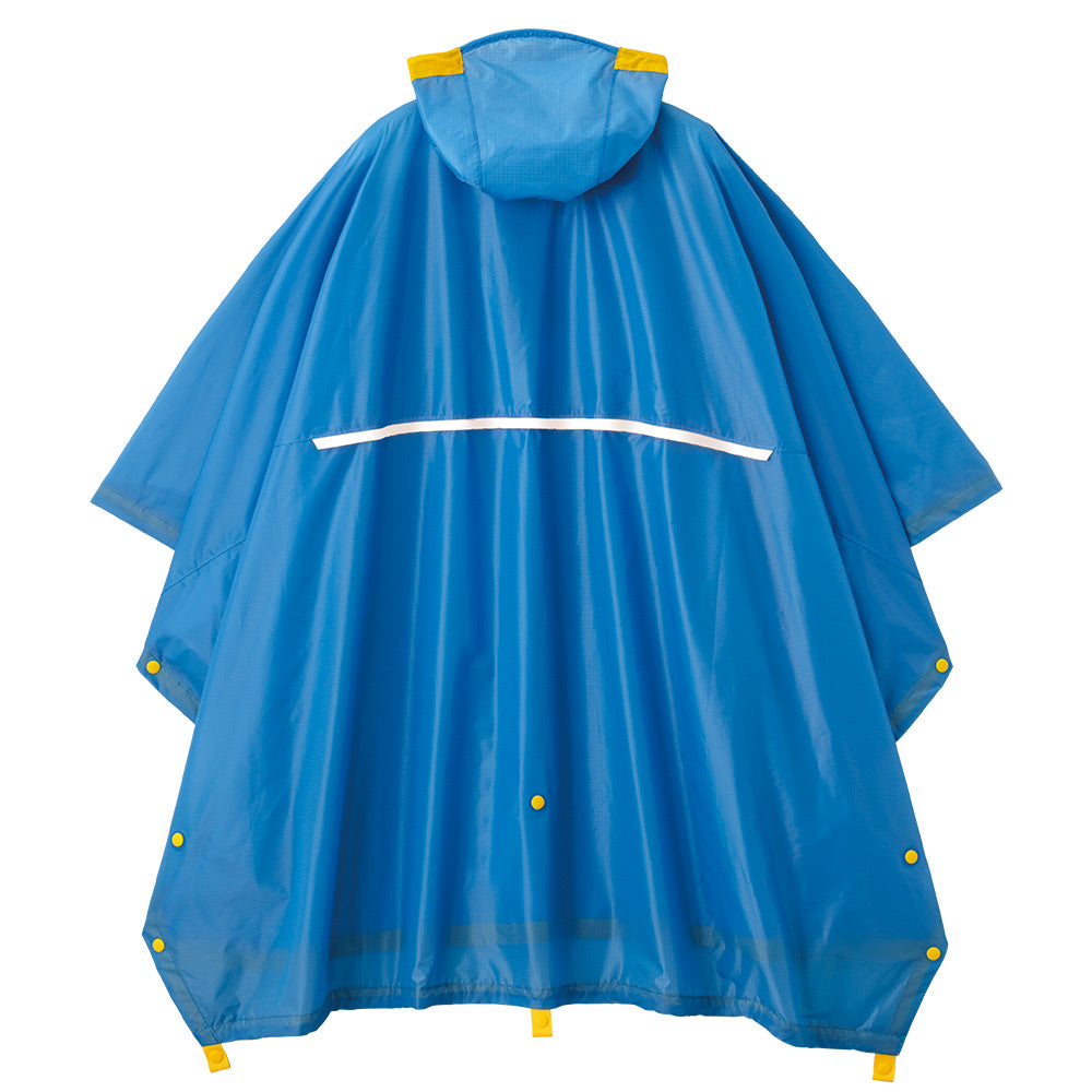 Montbell Trekking Rain Poncho Kids' Unisex - Outdoor Hiking Camping