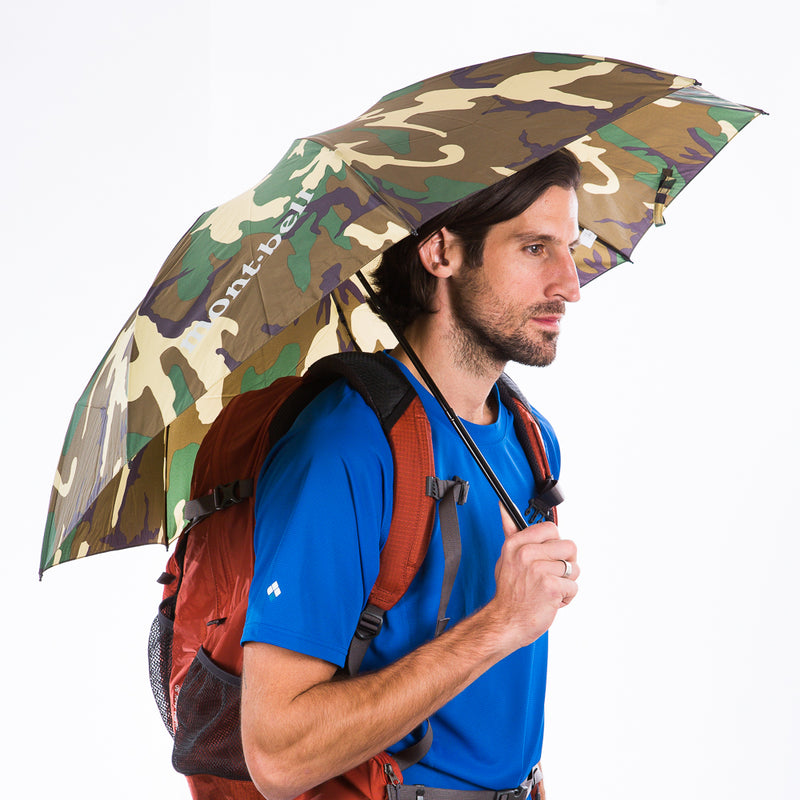 Montbell Camouflage Watch Umbrella (175g, 98cm Opened)