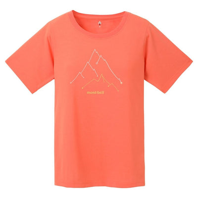 Montbell T-Shirt Women's Wickron T Peak - Everyday Hiking Trekking Firstlayer