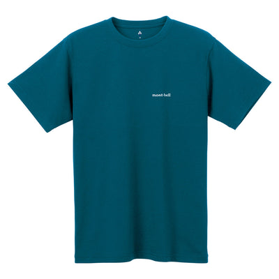 Montbell T-Shirt Men's Wickron T One Point Logo - Everyday Hiking Trekking Firstlayer