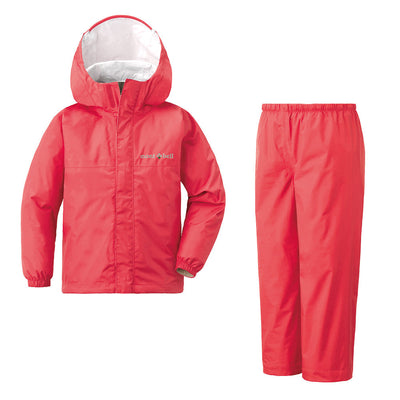 Montbell Rainwear Set Kids' Unisex Klepper - Outdoor Hiking Camping
