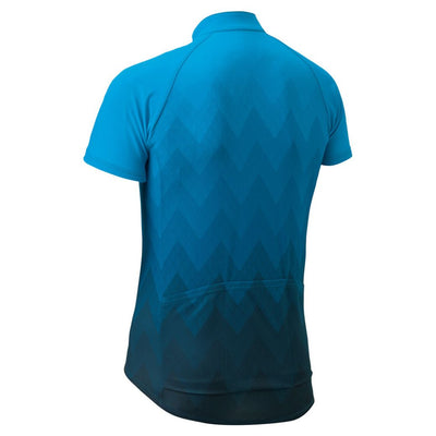 Montbell Unisex Wickron Cool Cycle Short Sleeve Jersey #5 Blue Sapphire