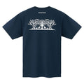 Montbell T-Shirt Unisex Pear Skin Cotton T Kirie Mori No Tsudoi Dark Navy