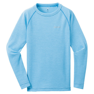Montbell Base Layer Kids' Unisex (MB 1107272 1107273) ZEO-LINE Middle Weight Round Neck Long Sleeve Crew