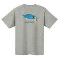 Montbell T-Shirt Unisex Wickron T Fish On - Bark Heather Charcoal